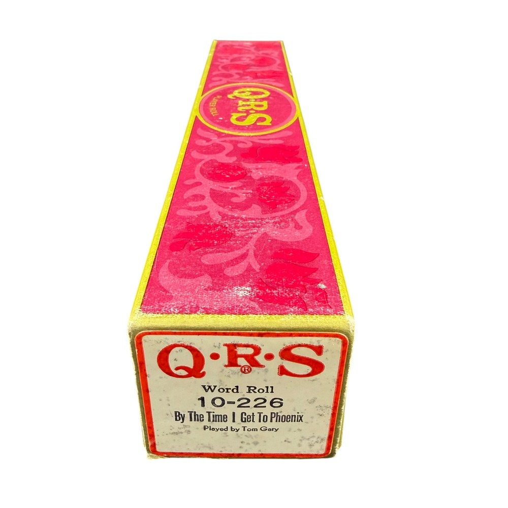 QRS Player Piano Word Roll 10-226 By The Time I Get To Phoenix Tom Gary Vintage